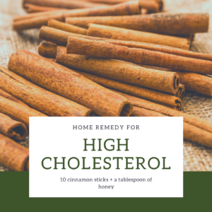 HOME REMEDy FOR HIGH CHOLESTEROL
